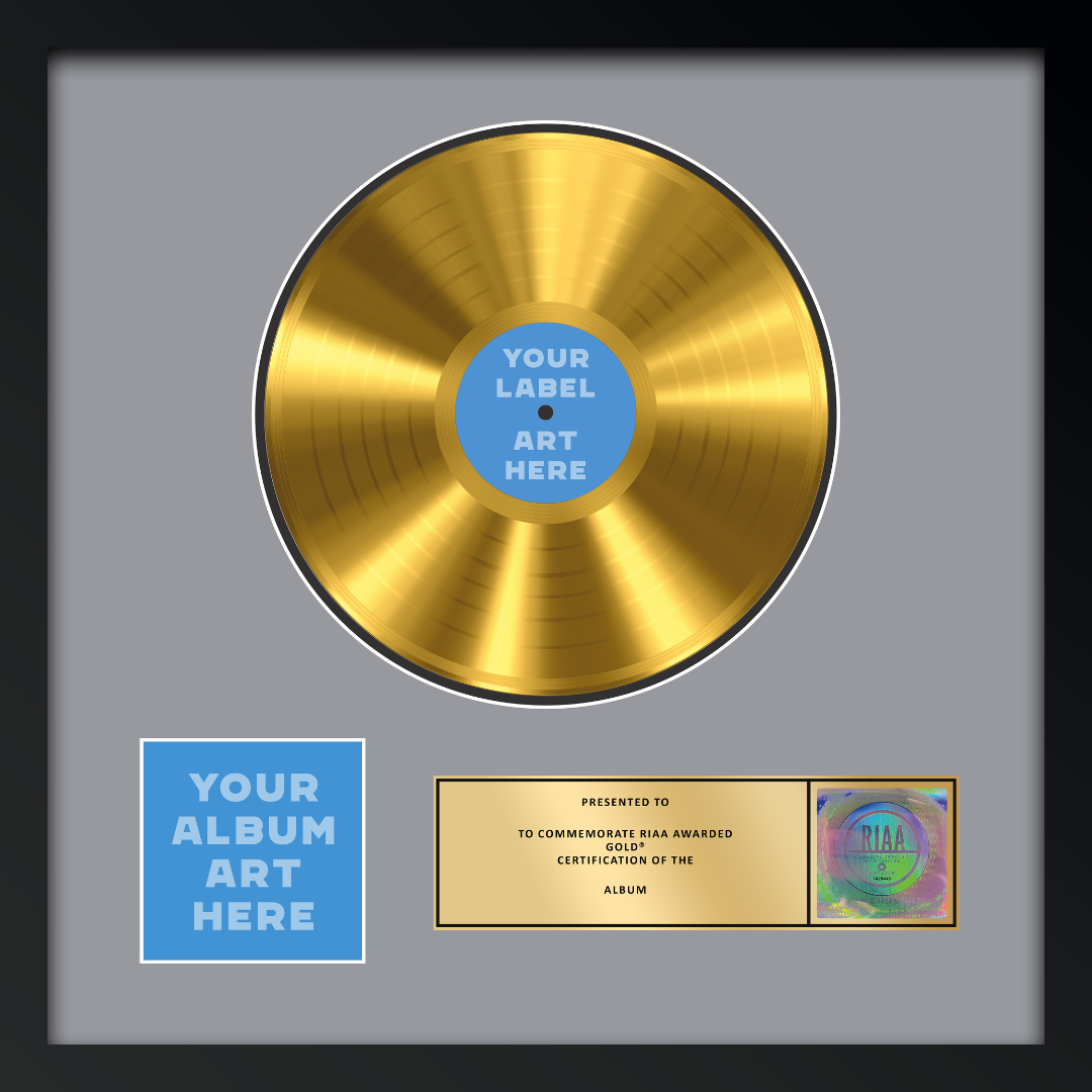 21"x21" RIAA Gold Award