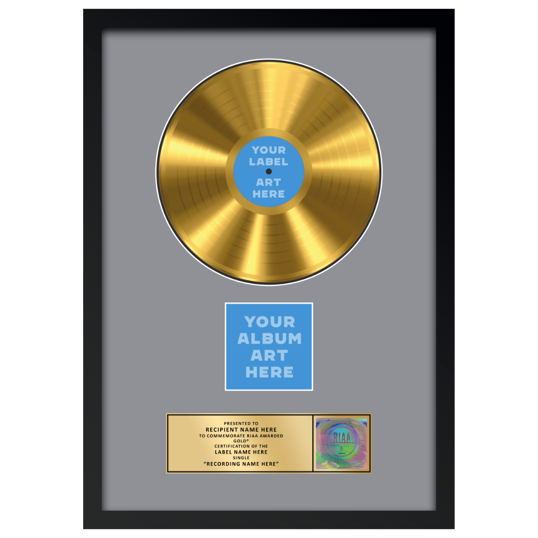 18"x26" RIAA Gold Award