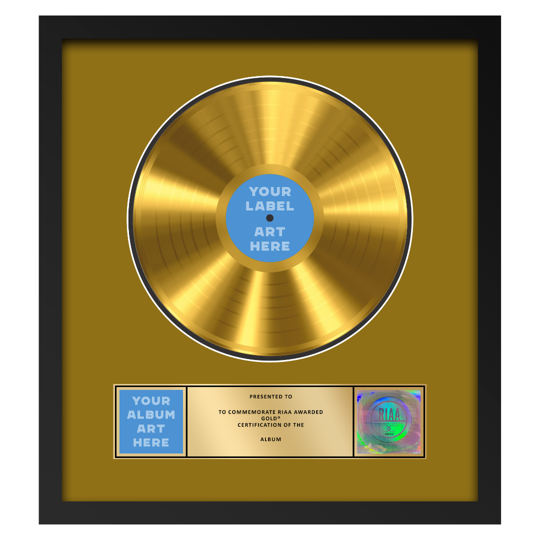 18"x20" RIAA Gold Award