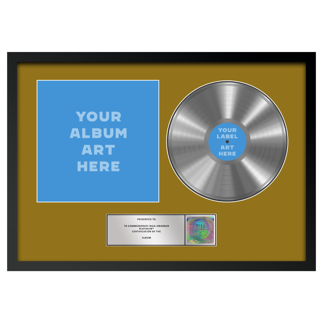 29"x20" RIAA Platinum Award