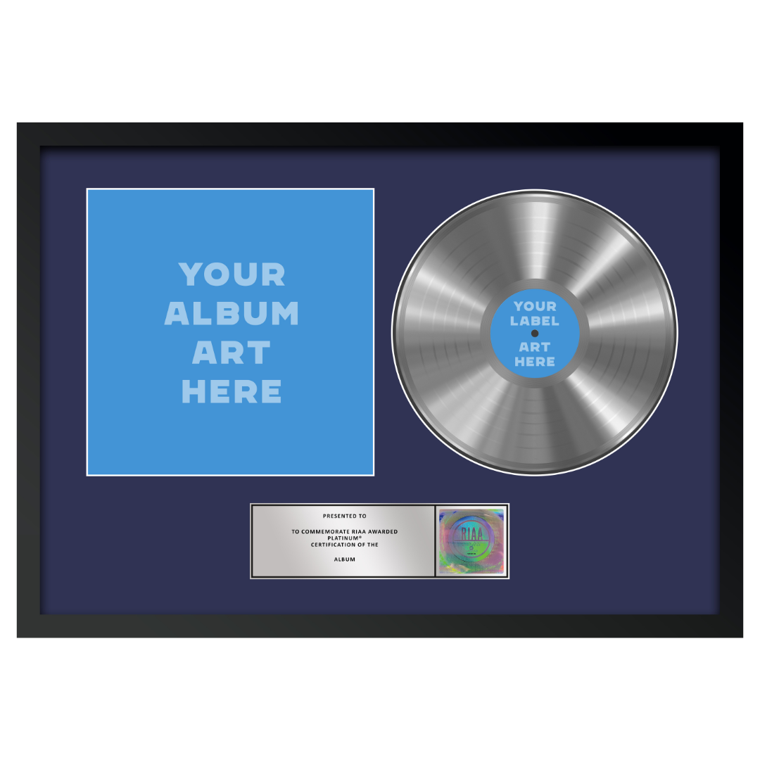 29"x20" RIAA Platinum Award