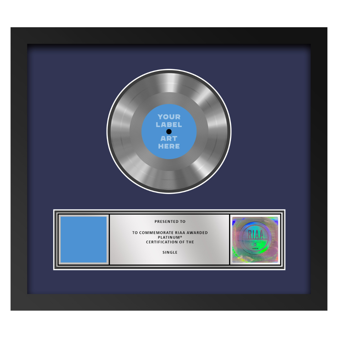 17"x15" RIAA Platinum Award