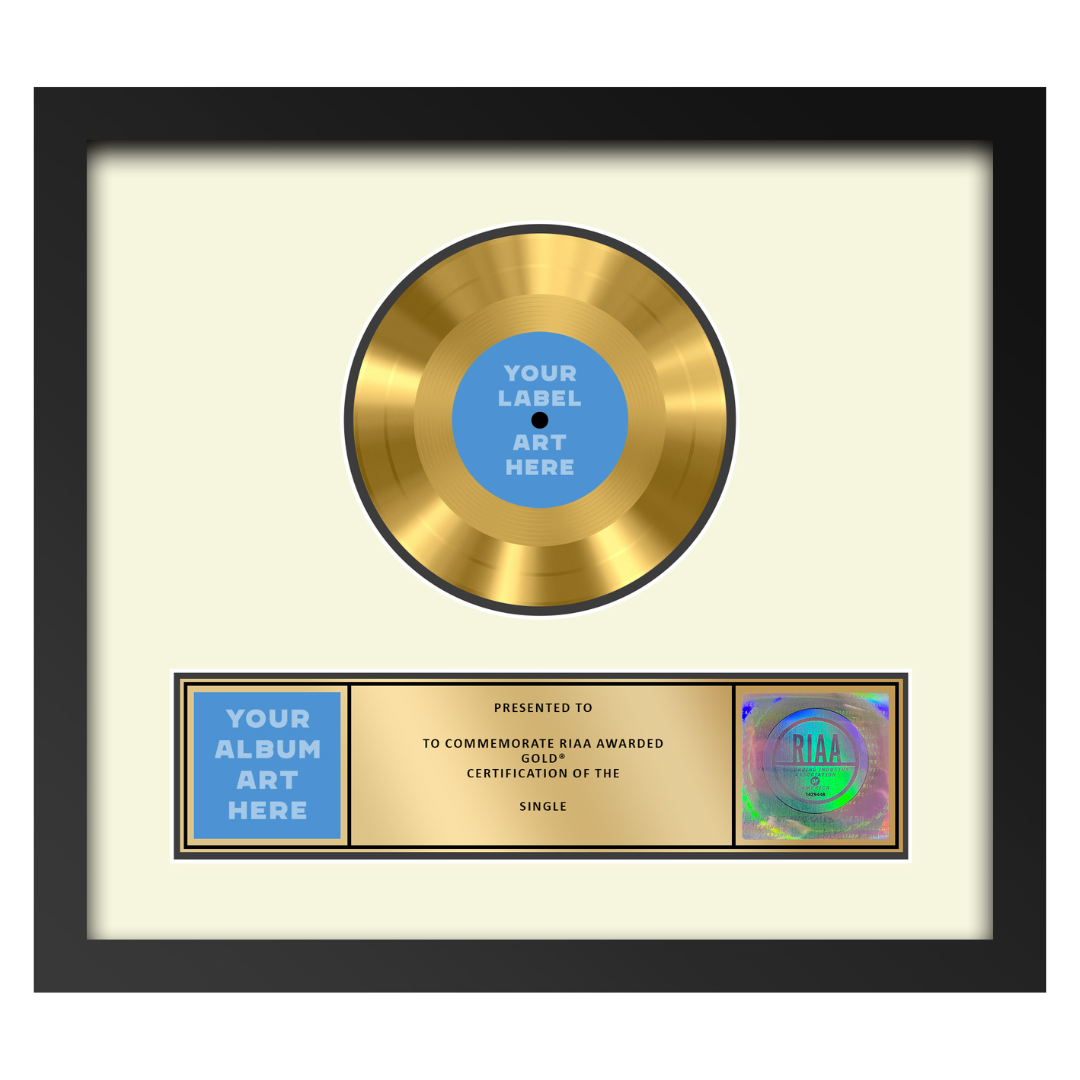 17"x15" RIAA Gold Award