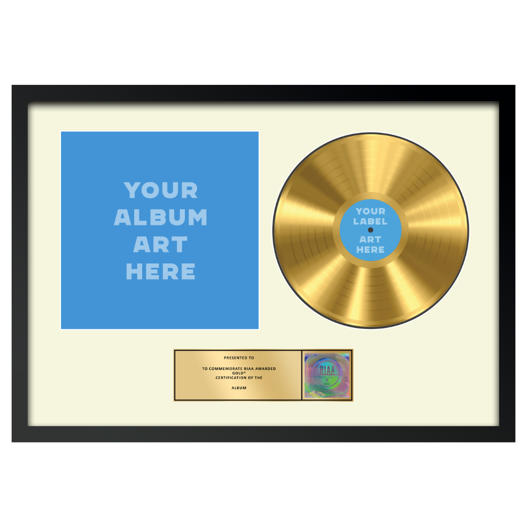 29"x20" RIAA Gold Award