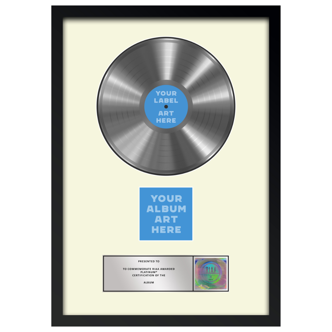 18"x26" RIAA Platinum Award