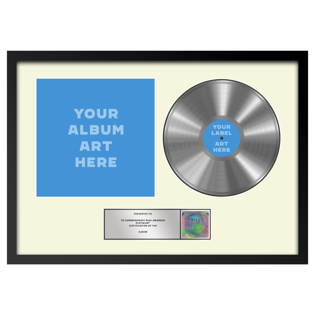 29"x20" RIAA Platinum Award