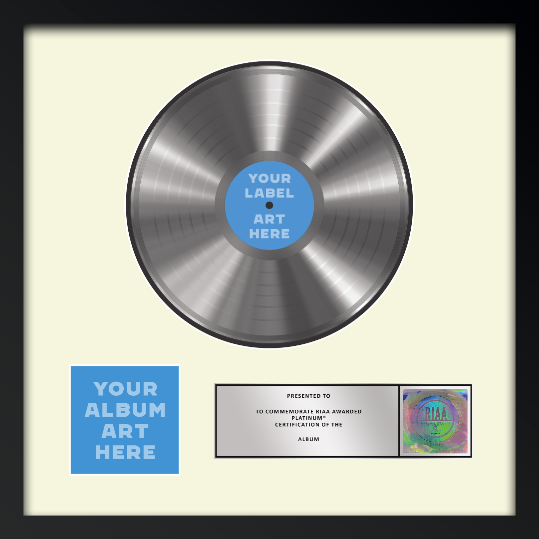 21"x21" RIAA Platinum Award