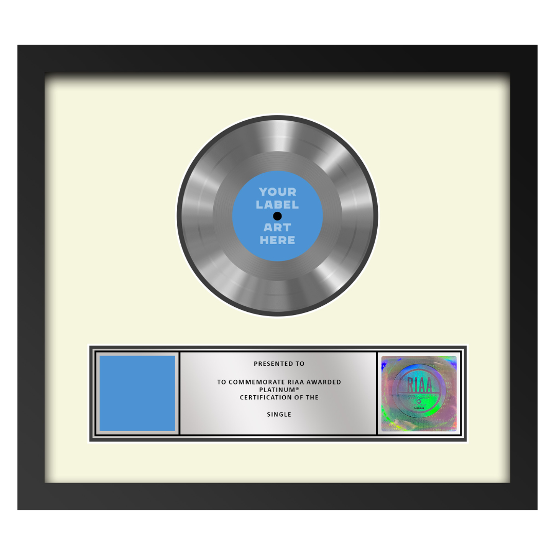 17"x15" RIAA Platinum Award