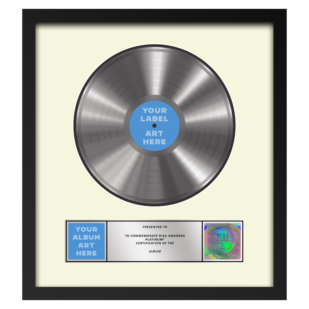 18"x20" RIAA Platinum Award