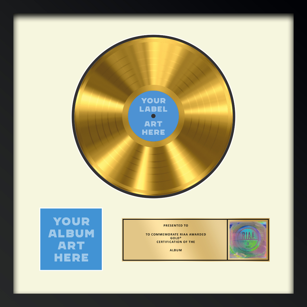 21"x21" RIAA Gold Award