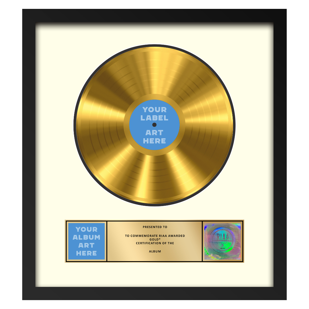 18"x20" RIAA Gold Award