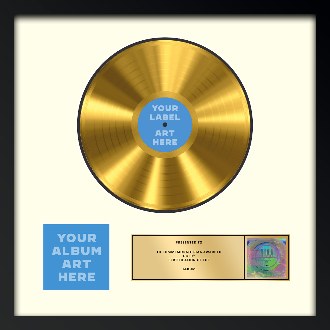 21"x21" RIAA Gold Award