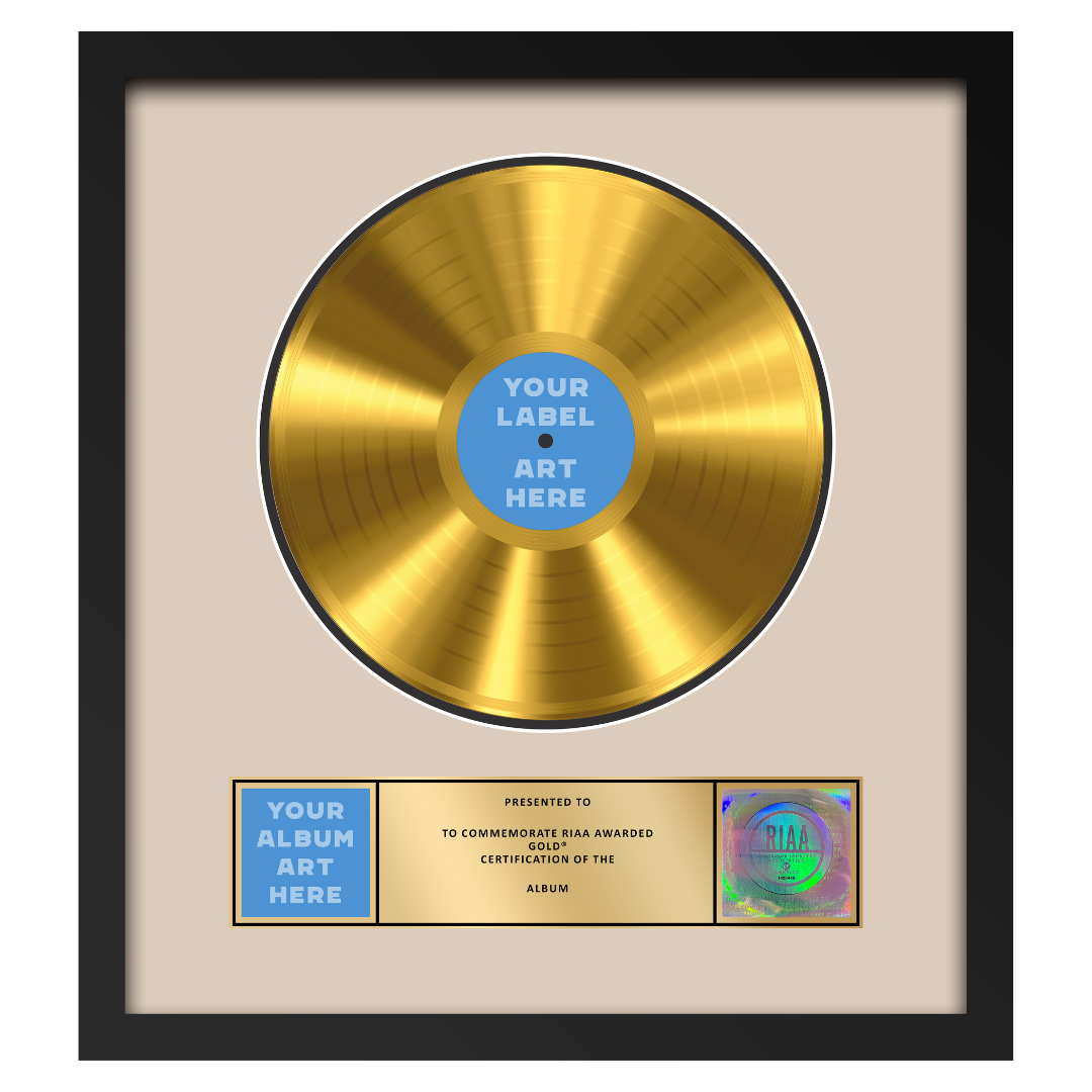 18"x20" RIAA Gold Award