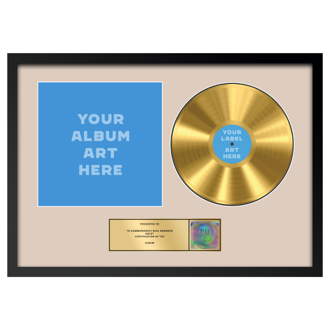 29"x20" RIAA Gold Award