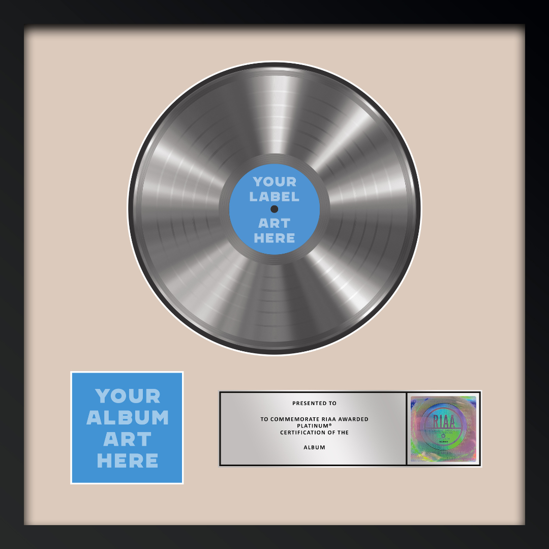 21"x21" RIAA Platinum Award