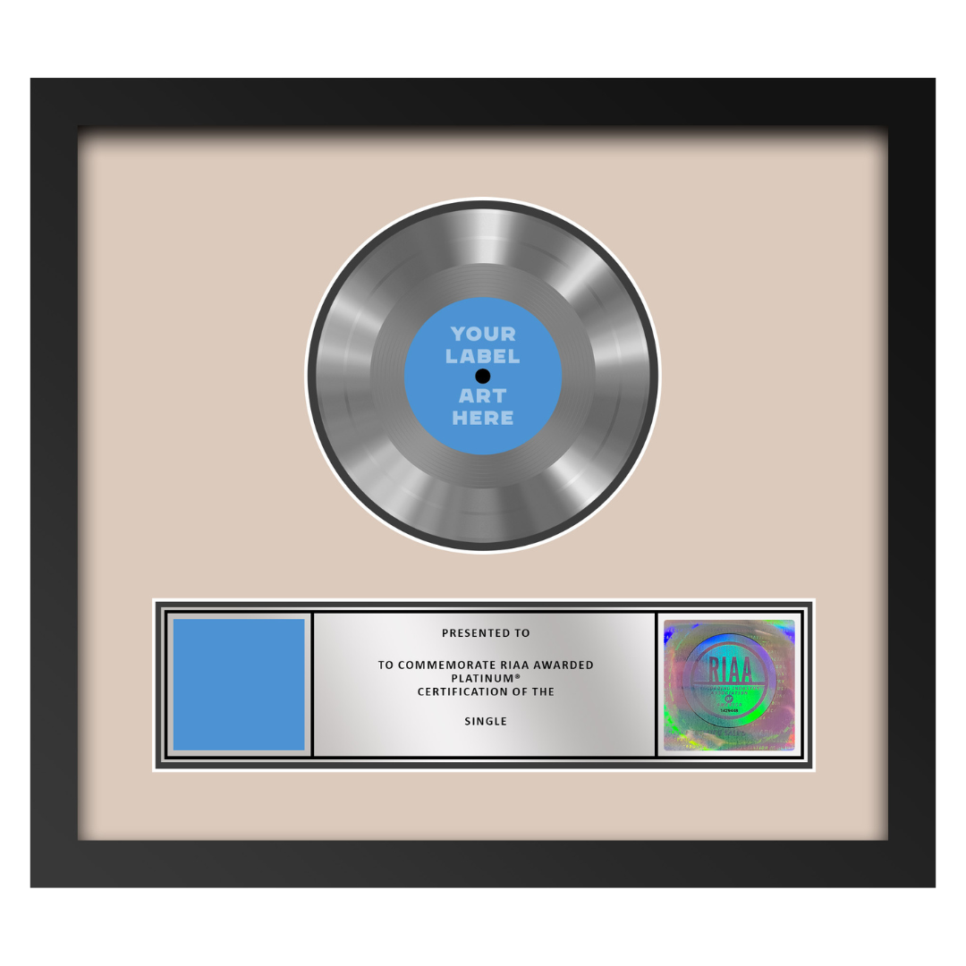 17"x15" RIAA Platinum Award