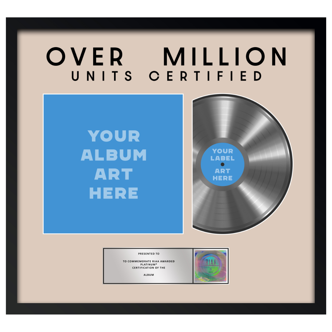 26"x24" RIAA Platinum Award