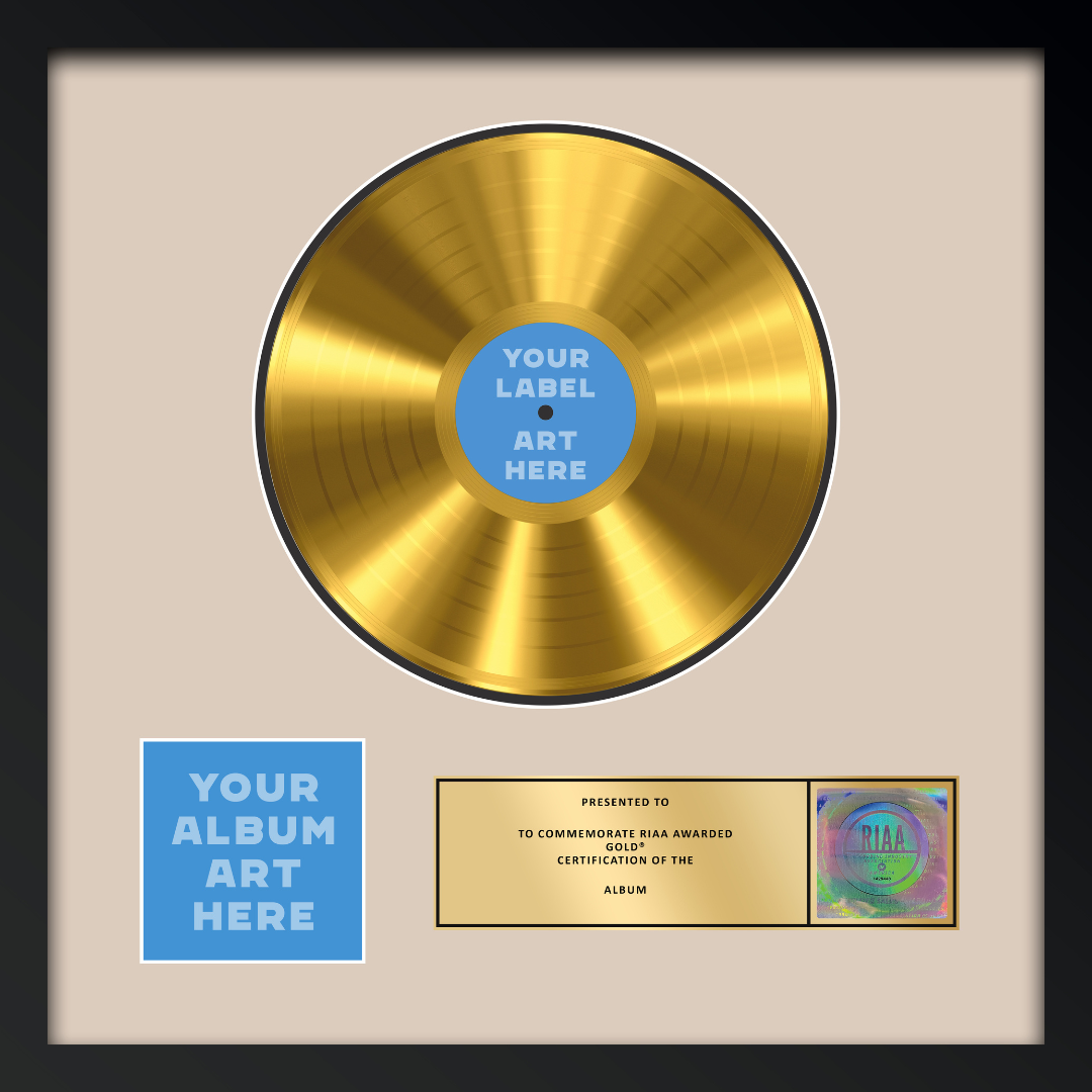 21"x21" RIAA Gold Award