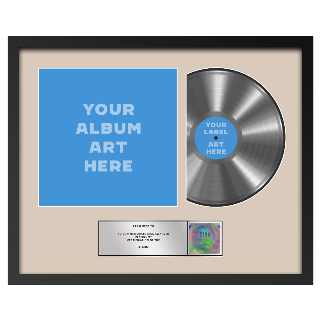 25"x20" RIAA Platinum Award