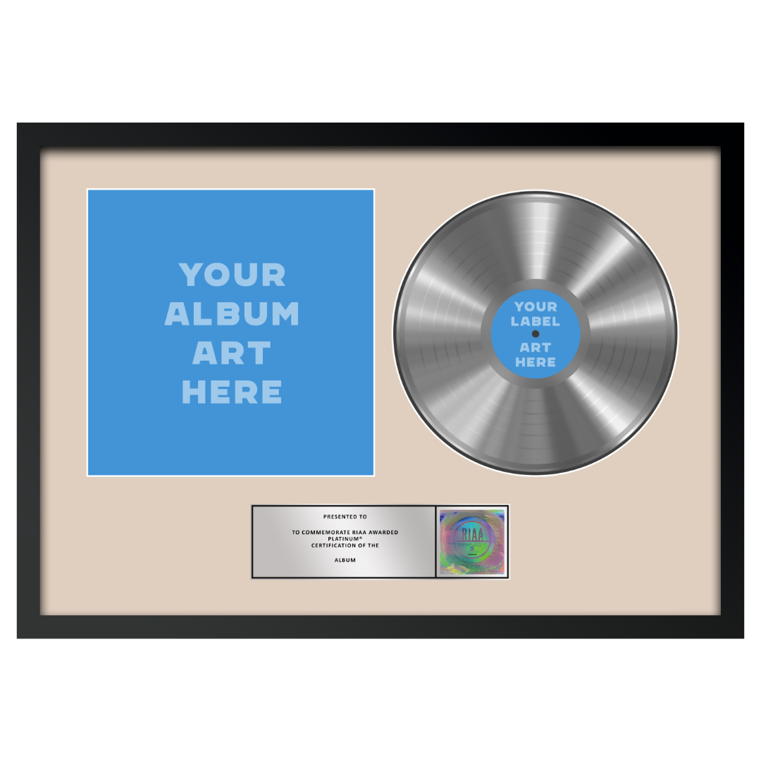 29"x20" RIAA Platinum Award