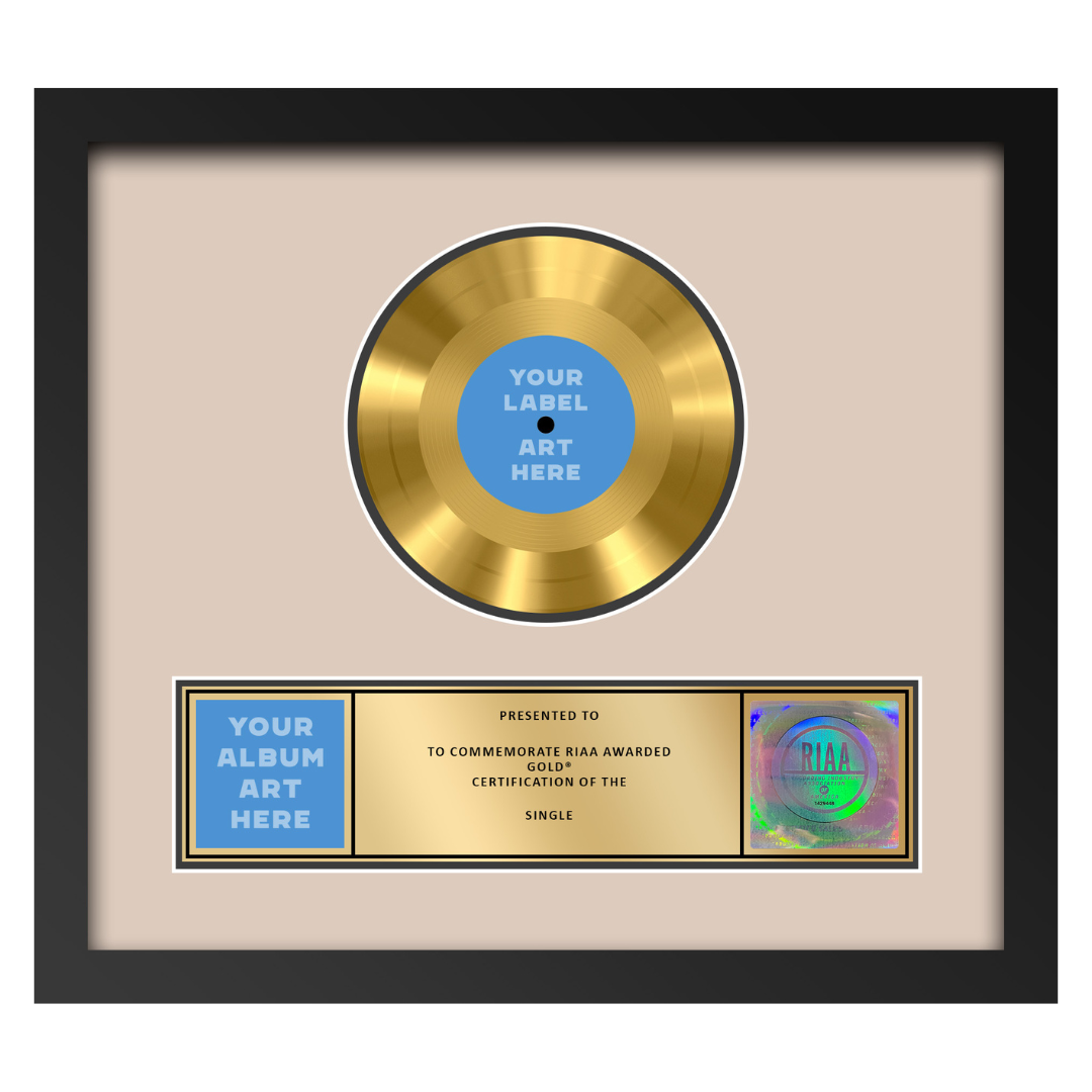 17"x15" RIAA Gold Award