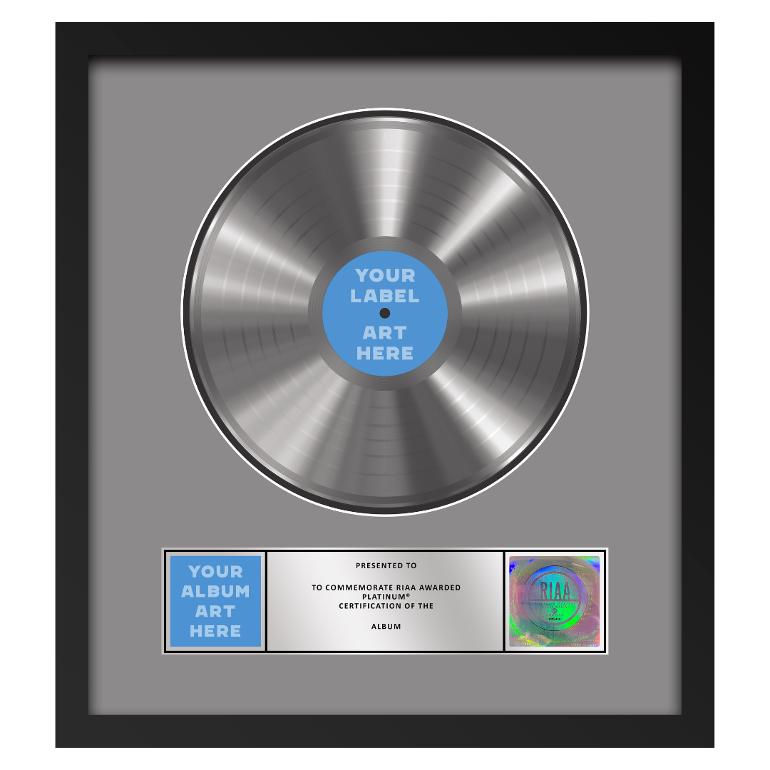 18"x20" RIAA Platinum Award