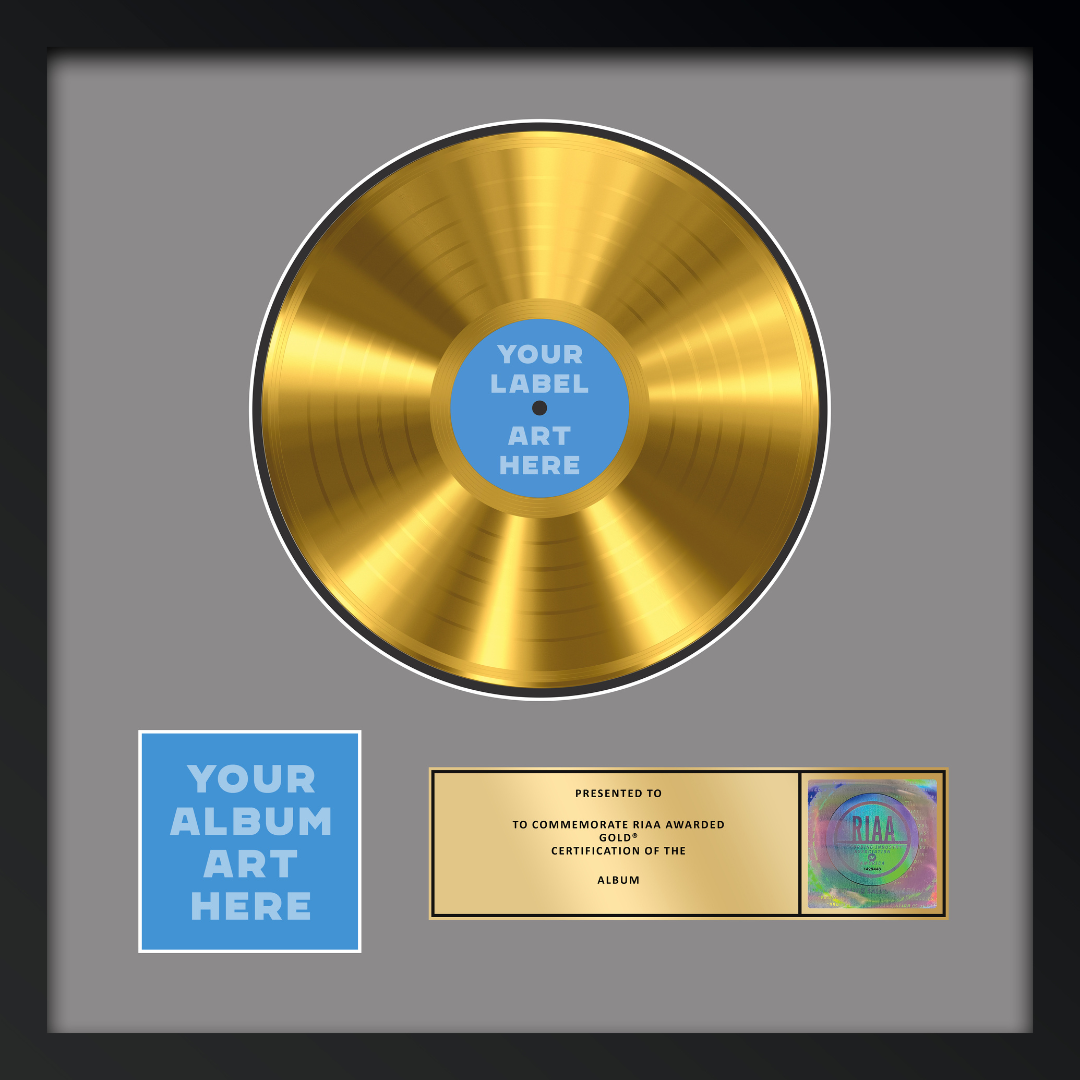 21"x21" RIAA Gold Award