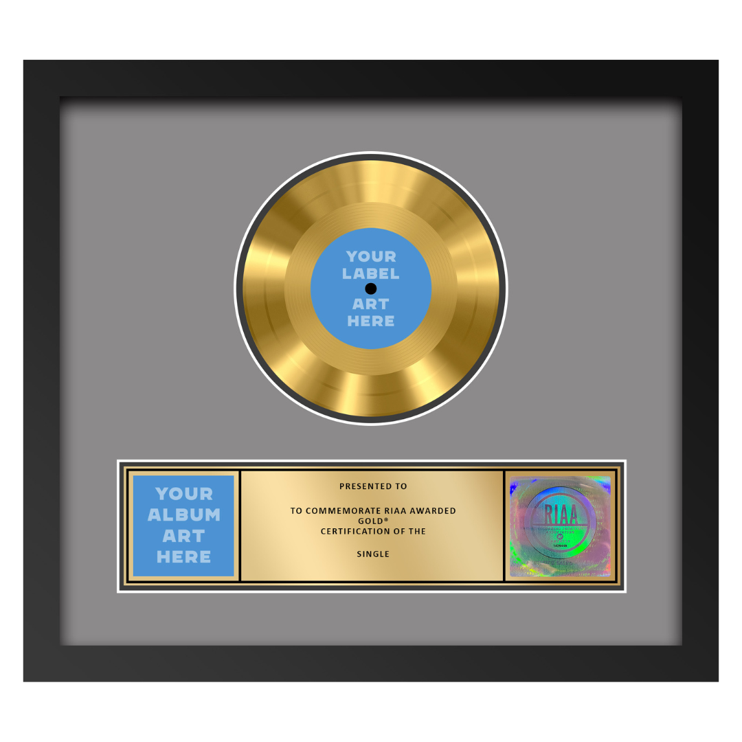 17"x15" RIAA Gold Award