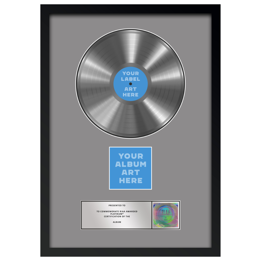 18"x26" RIAA Platinum Award