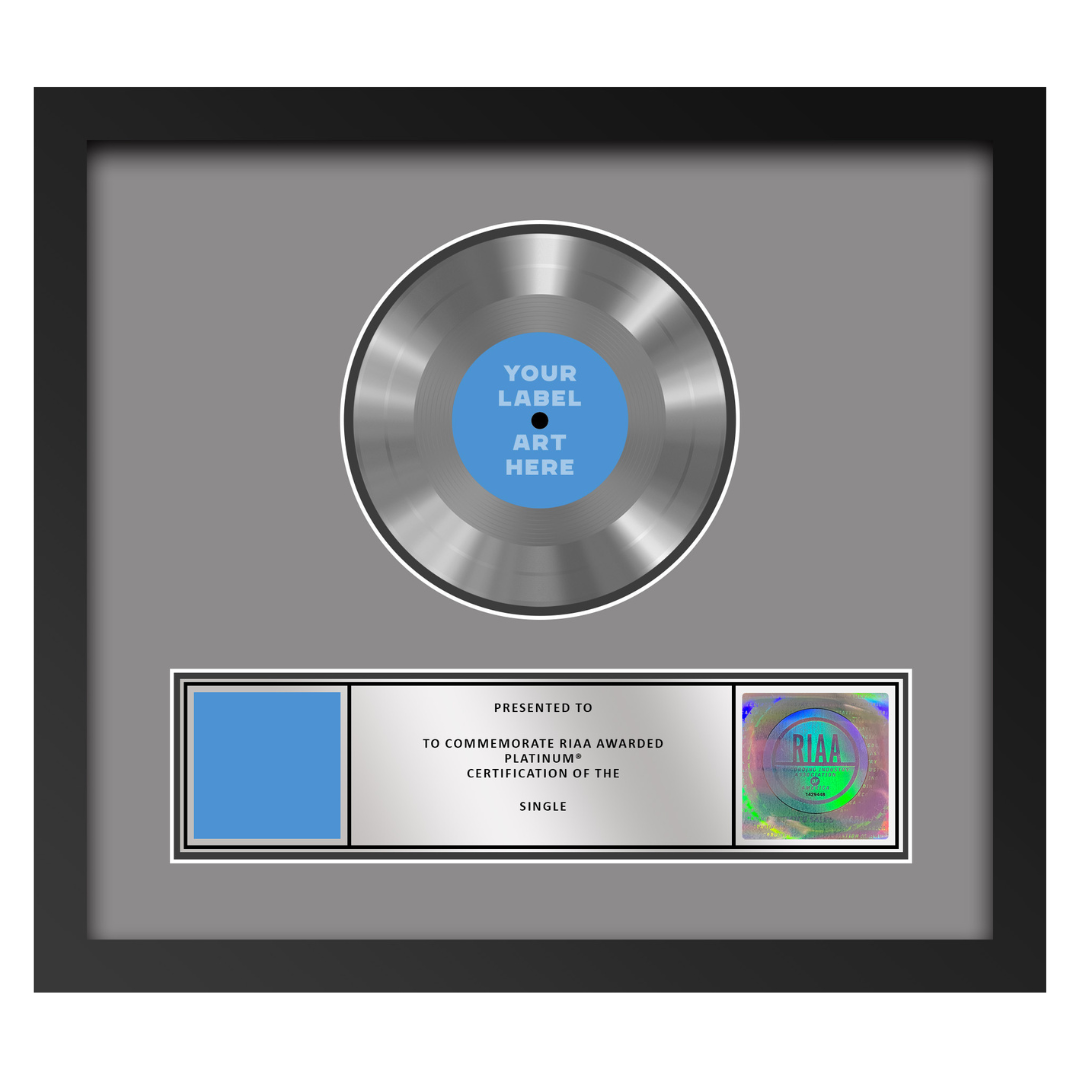 17"x15" RIAA Platinum Award