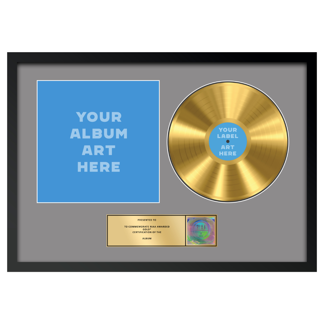 29"x20" RIAA Gold Award