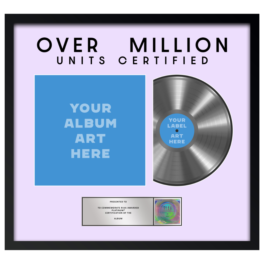 26"x24" RIAA Platinum Award