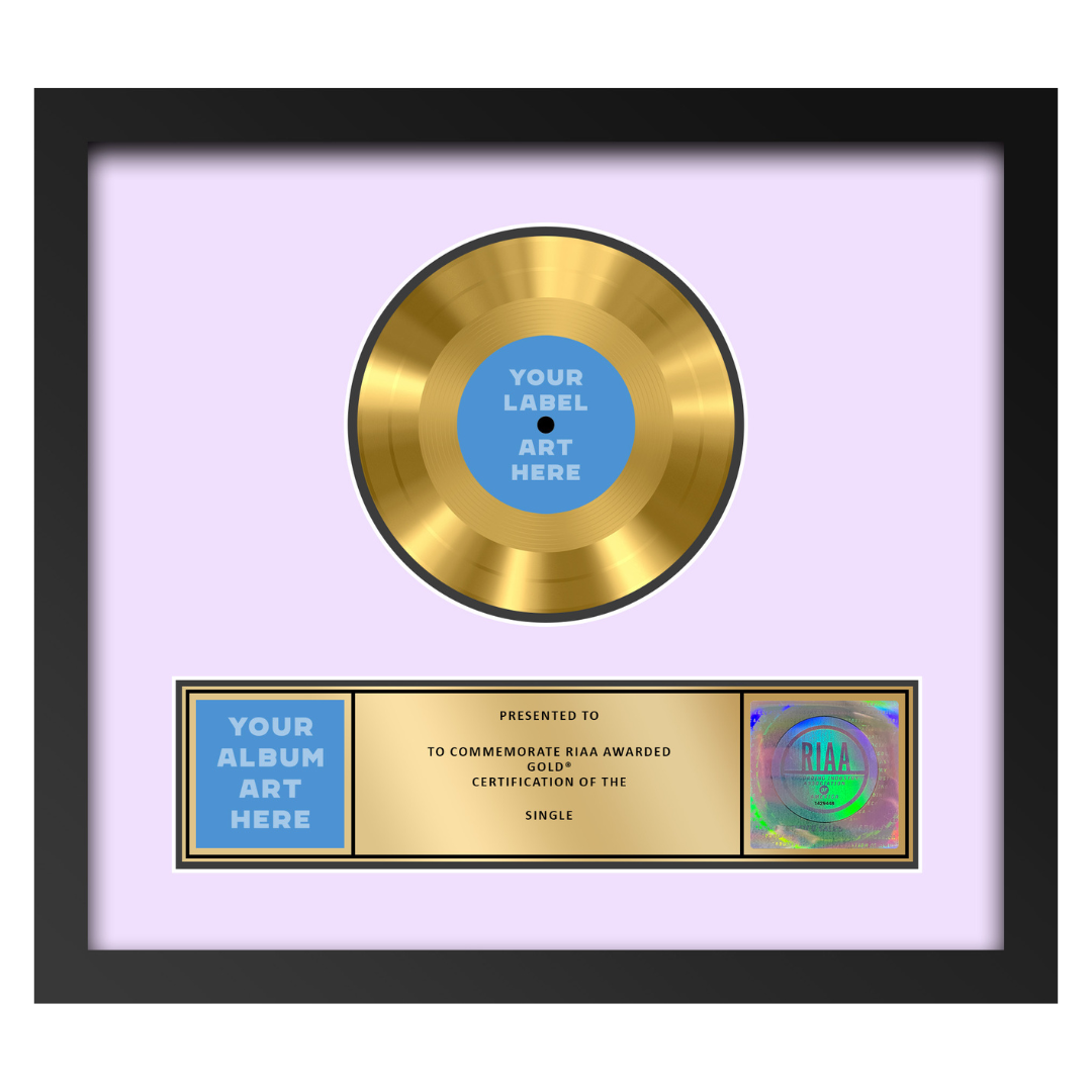 17"x15" RIAA Gold Award