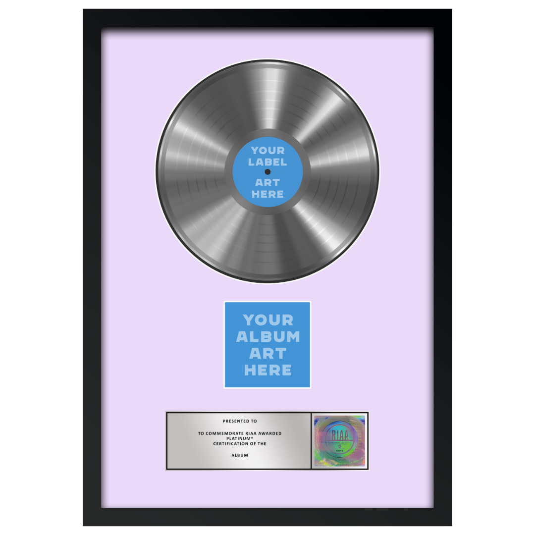 18"x26" RIAA Platinum Award