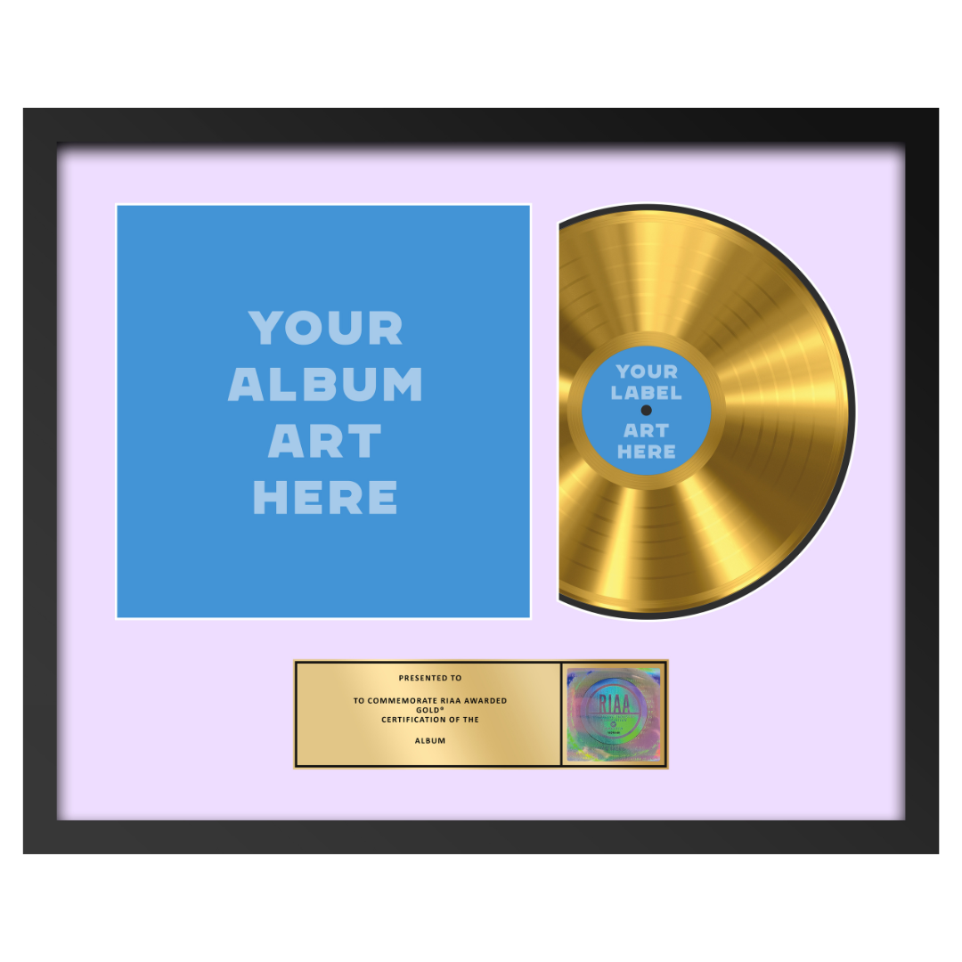 25"x20" RIAA Gold Award