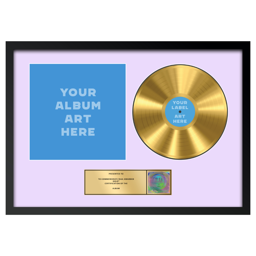 29"x20" RIAA Gold Award