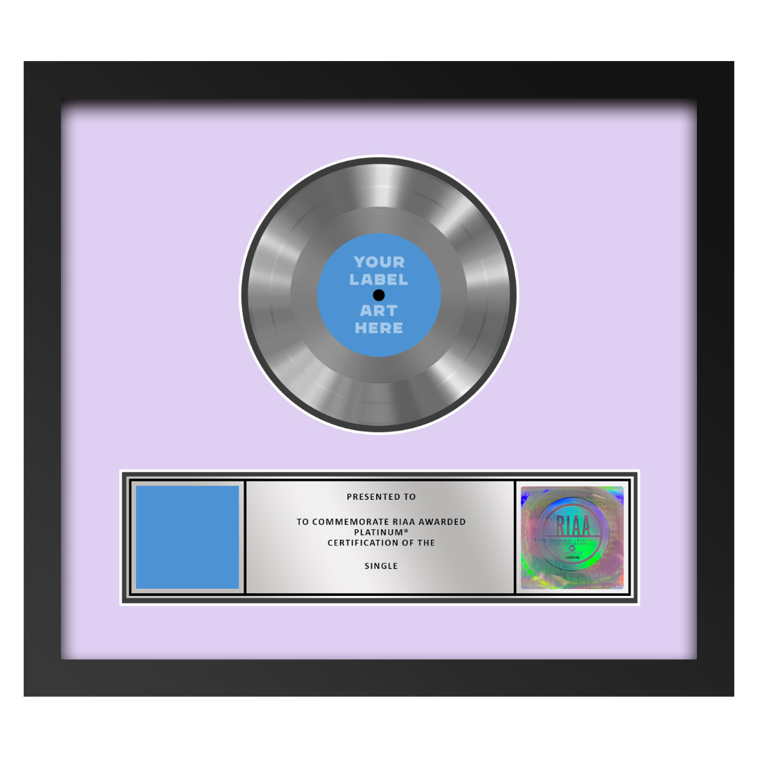 17"x15" RIAA Platinum Award