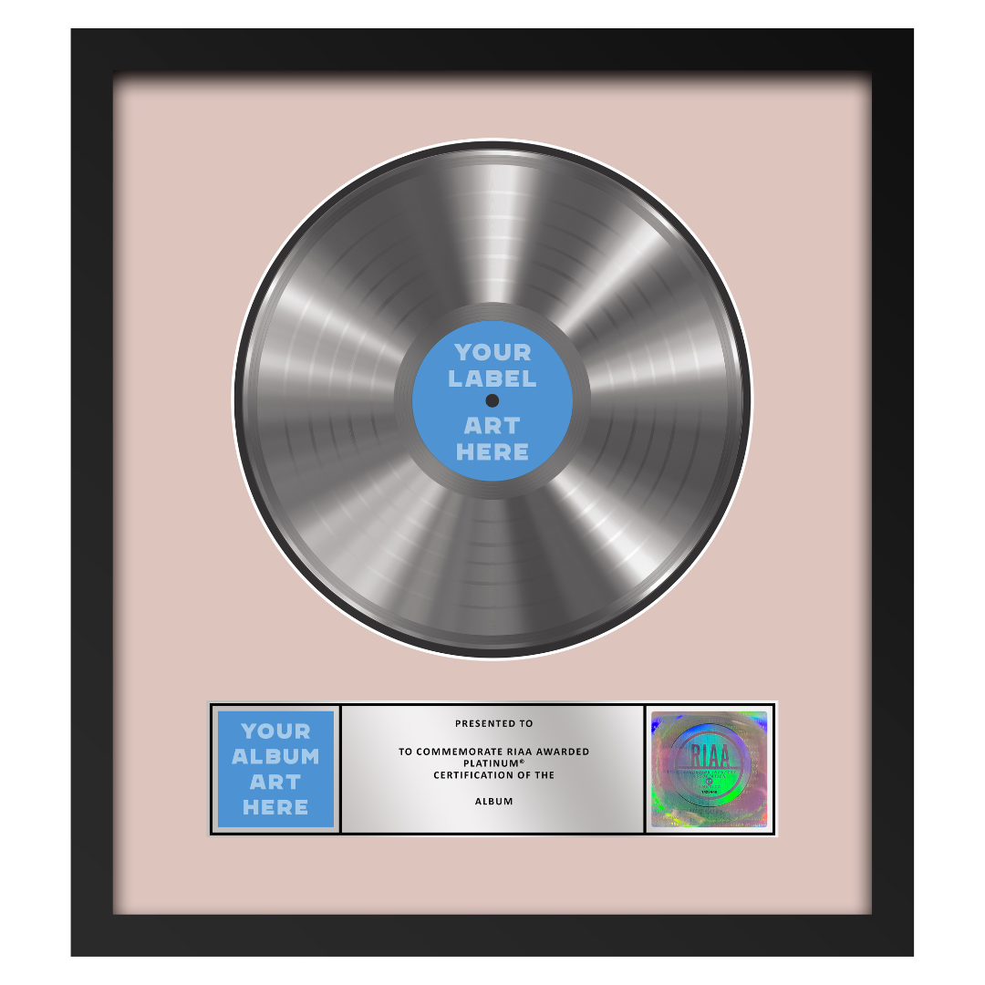 18"x20" RIAA Platinum Award