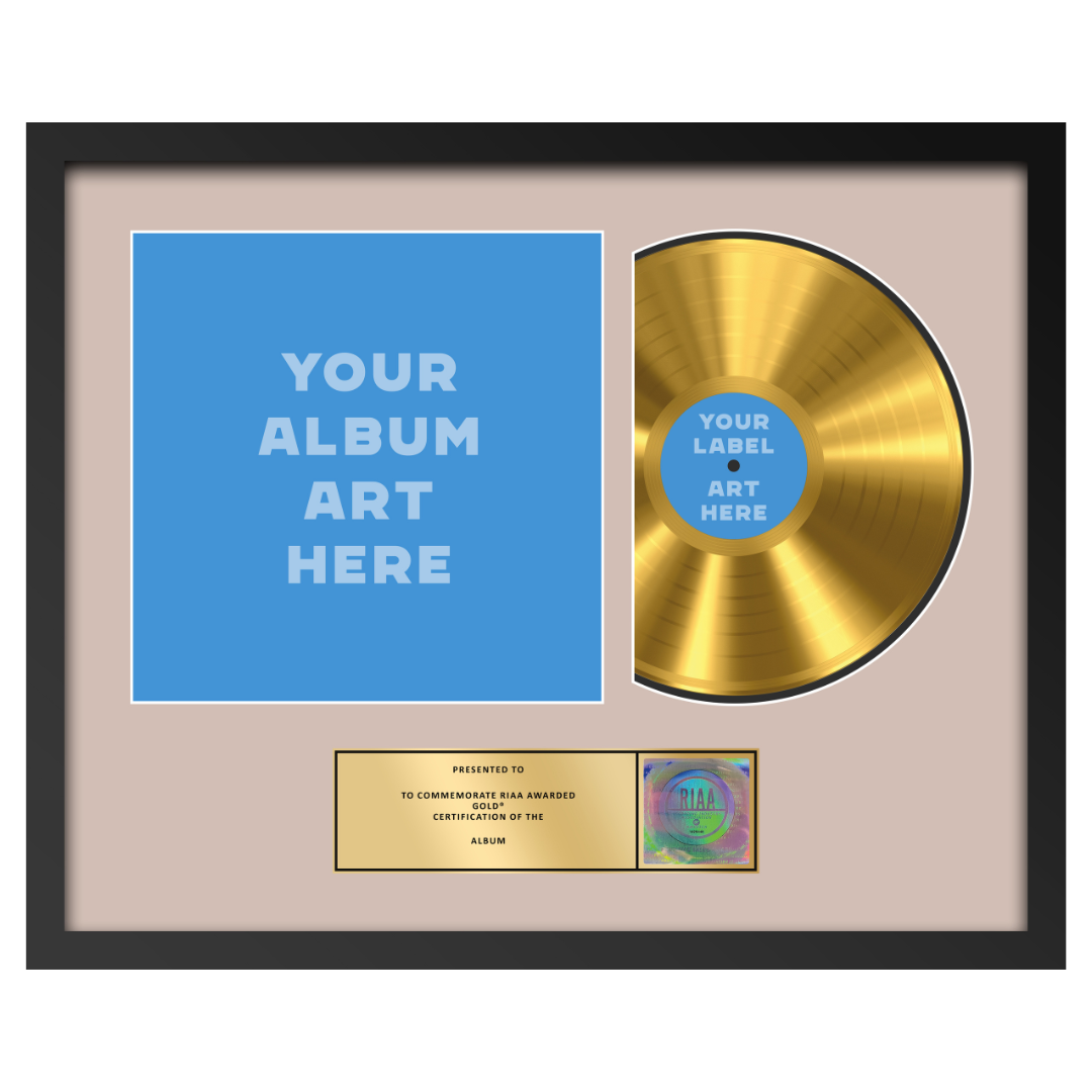 25"x20" RIAA Gold Award