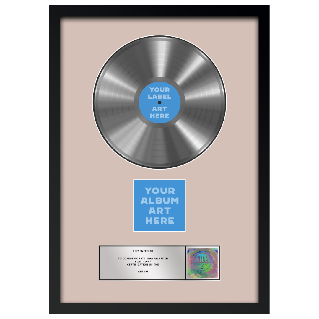 18"x26" RIAA Platinum Award