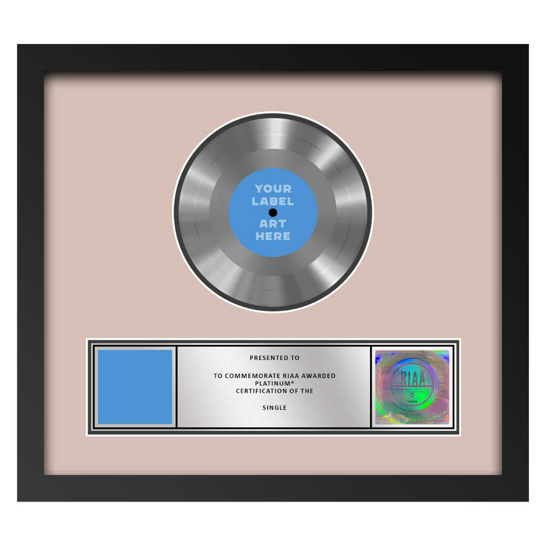 17"x15" RIAA Platinum Award