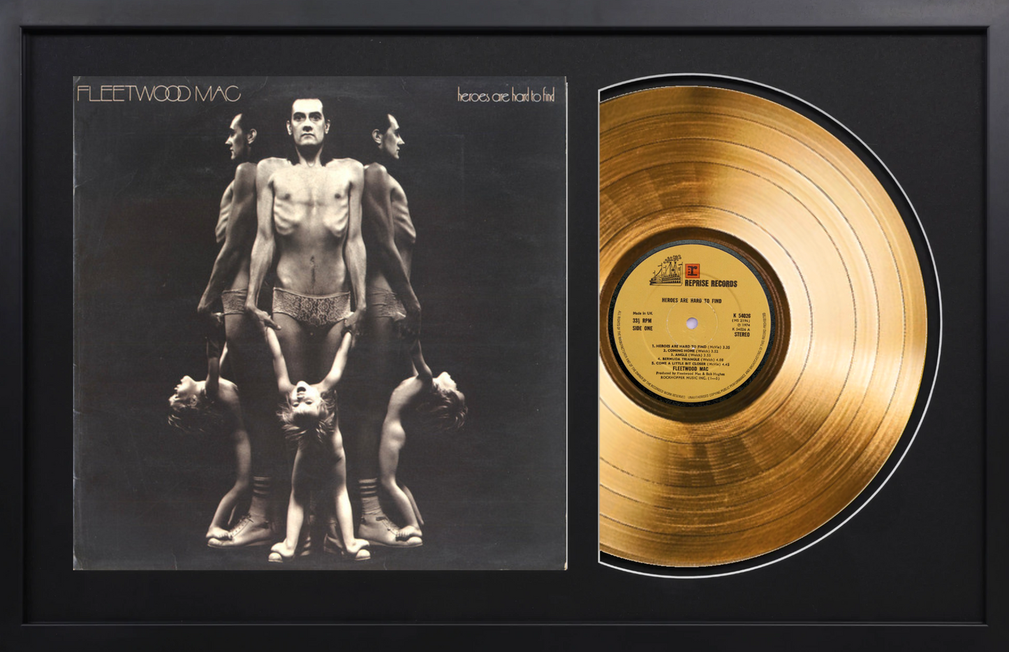 Fleetwood Mac - Heroes Are Hard to Find - 14K Gold Plated Vinyl