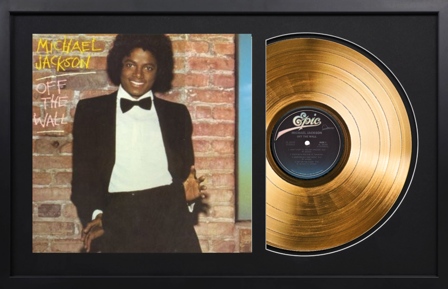 Michael Jackson - Off The Wall - 14K Gold Plated, Limited Edition Album