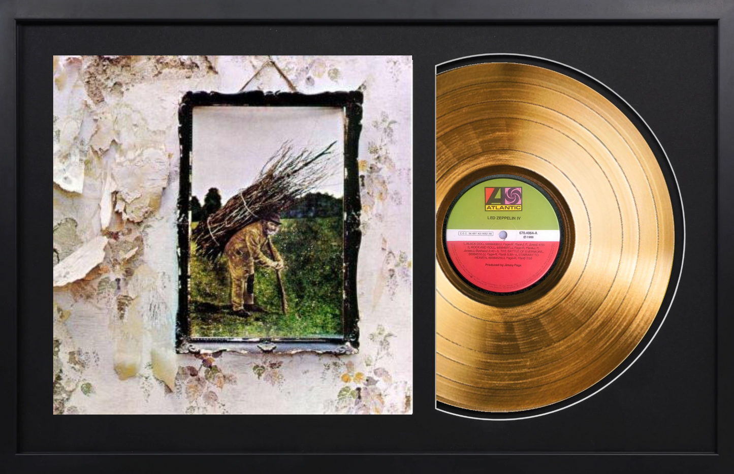 Led Zeppelin - IV - 14K Gold Plated, Limited Edition Album