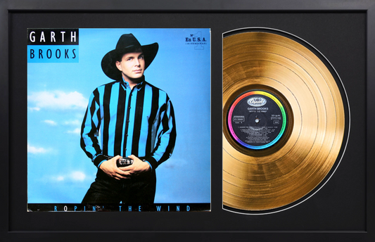 Garth Brooks - Ropin' the Wind - 14K Gold Record - Limited Edition Vinyl