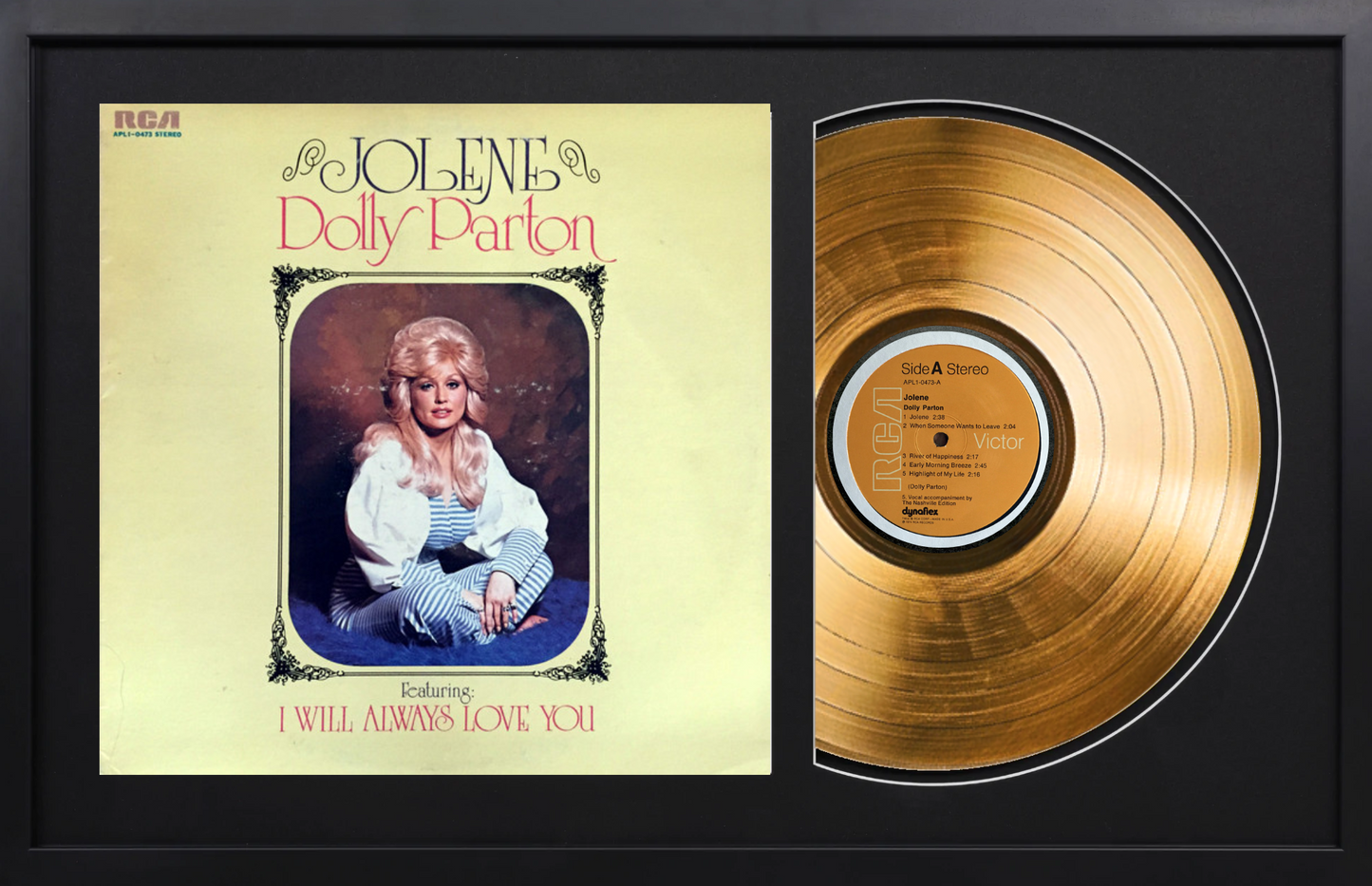 Dolly Parton - Jolene - 14K Gold Plated Vinyl