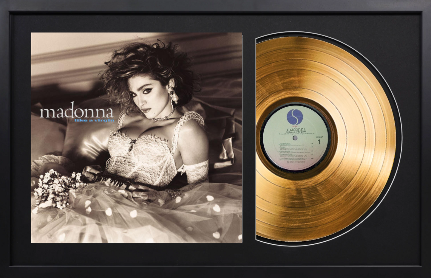 Madonna - Like a Virgin - Authentic, Gold-Plated Record