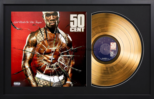 50 Cent - Get Rich Or Die Tryin' - 14K Gold-Plated Vinyl