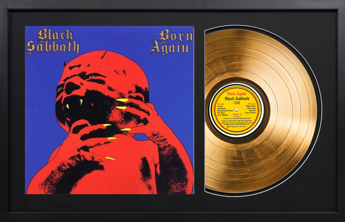 Black Sabbath - Born Again - 14K Gold Plated Vinyl