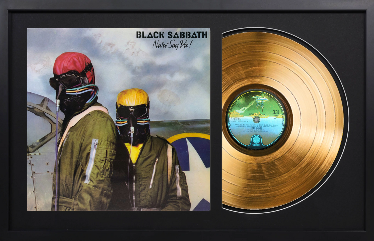 Black Sabbath - Never Say Die! - 14K Gold Plated Vinyl